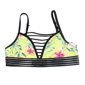 PINK Victoria's Secret Ultimate Ladder Front Strappy Light Sports Bra S NWT